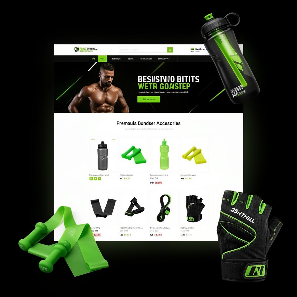 FlexGear — démo e-commerce Accessoires fitness & training