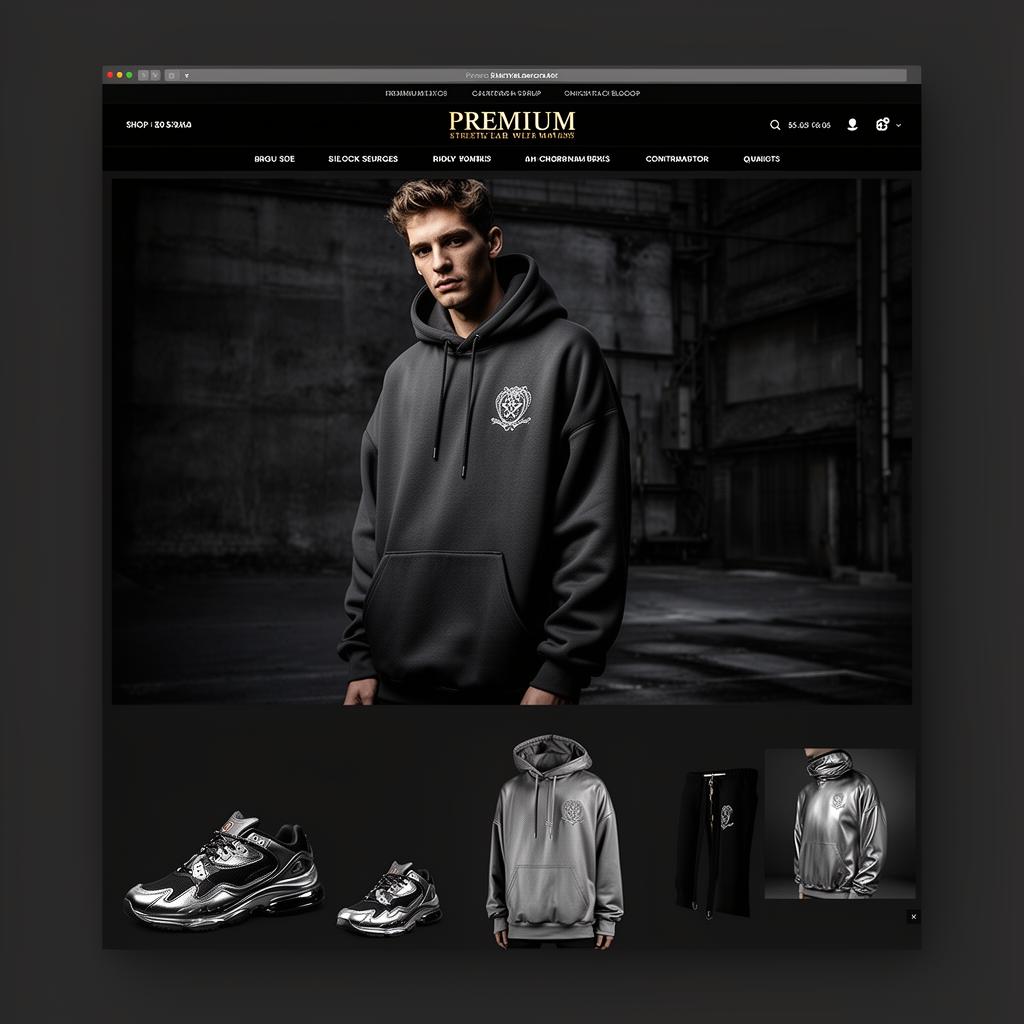 Urban Crown — démo e-commerce Streetwear premium